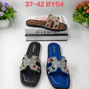 Stone ladies rubber slippers