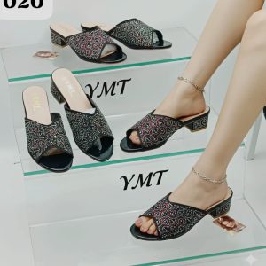 Stone low heel slippers 3