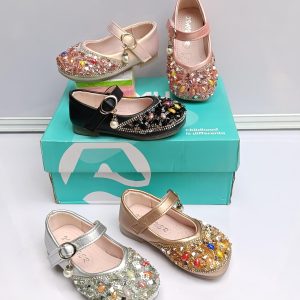Children stone flat shoe