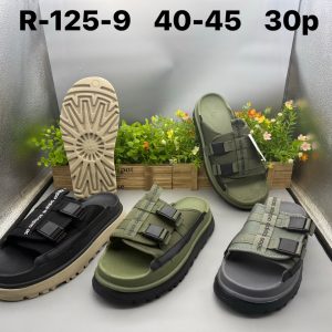 Men leather slide 4