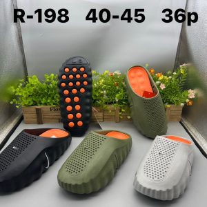 Men jelly half shoe