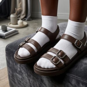 School/outing rubber sandal