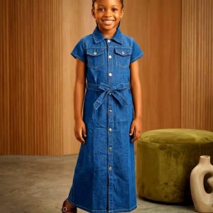 Children long jean gown
